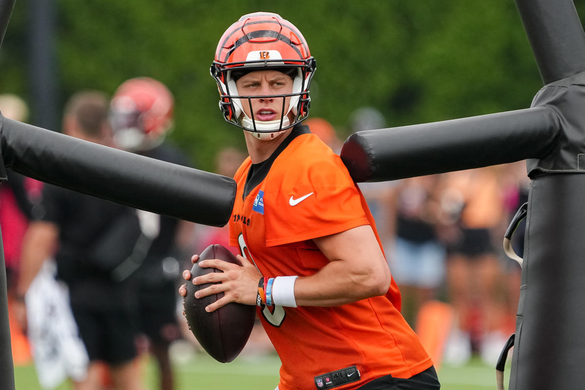 Bengals quarterback Joe Burrow was back to practice ahead of