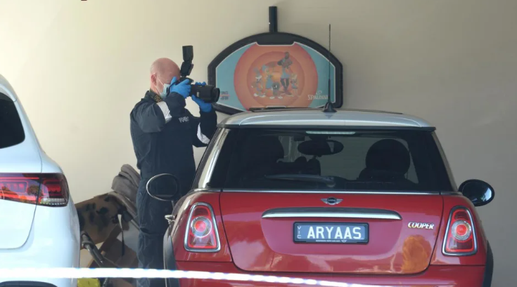 Chaithanya Madhagani's Mini Cooper at her Point Cook home. 