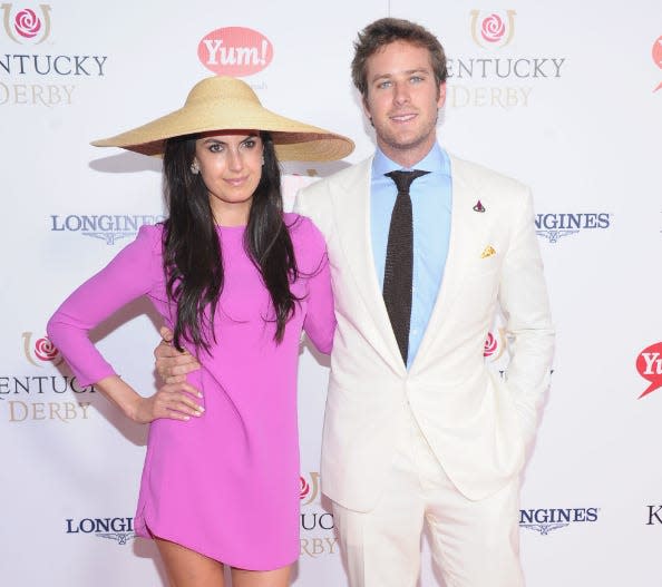 Armie Hammer Elizabeth Chambers Kentucky Derby