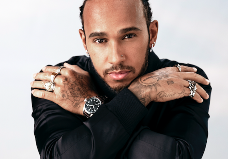 Formula 1 champion Lewis Hamilton is a brand ambassador for IWC Schaffhausen watches  (IWC Schaffhausen)