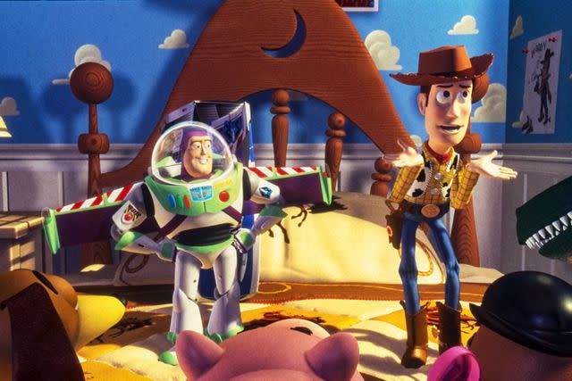 Buena Vista/courtesy Everett Collection Buzz Lightyear and Woody in 'Toy Story'