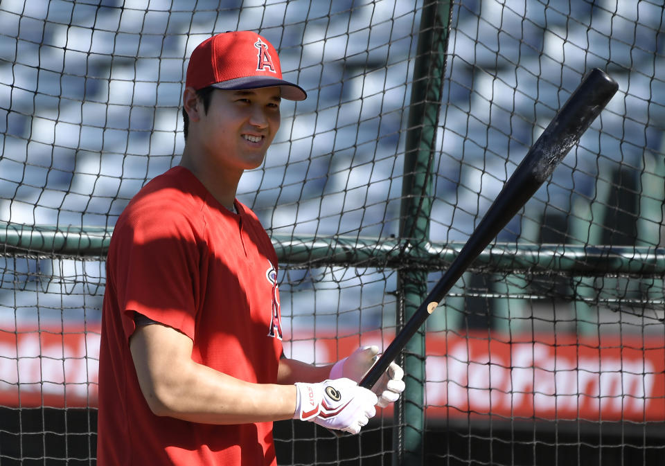 Despite publicly expressing interest in participating in the 2019 Home Run Derby, Shohei Ohtani was not invited by Major League Baseball. (Photo by John McCoy/Getty Images)