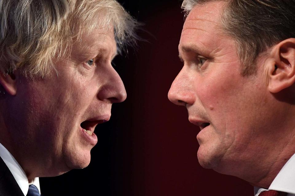 An Observer poll suggests voters now believe that Keir Starmer is outperforming Boris Johnson: Getty Images