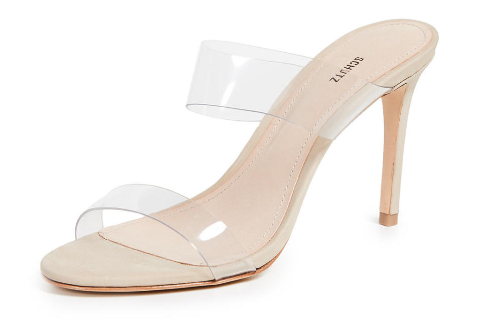 schutz, clear, heels