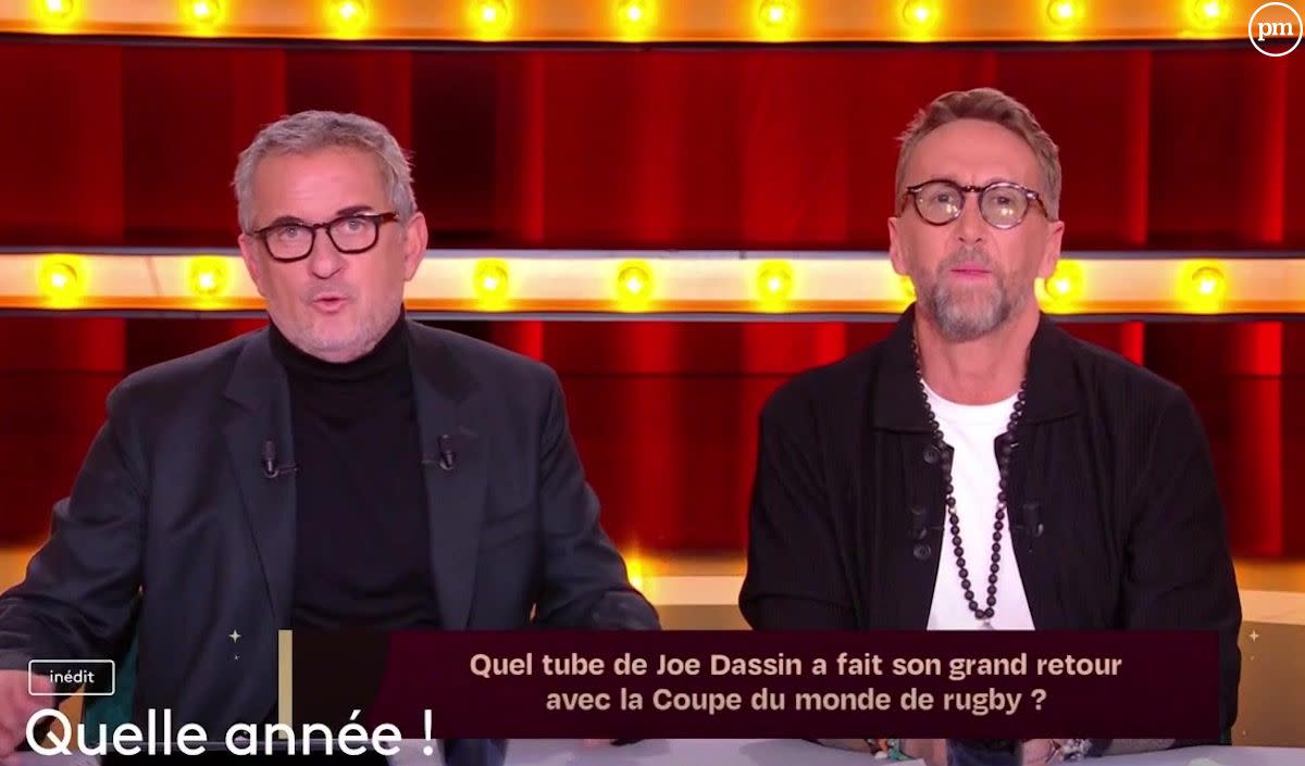 Christophe Dechavanne et Christophe Caverivière dans 