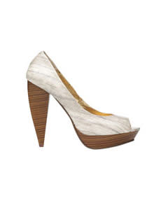 Wood-heel "Kyla" platforms, $50, Michael Antonio, agacistore.com