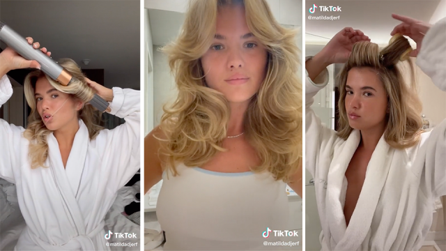 Matilda Djerf Told Us All the Secrets to Her Signature Fluffy Blowout