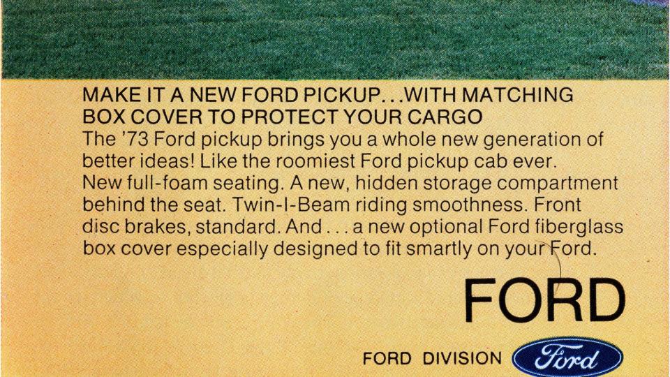 1973 ford f series magazine advertisement