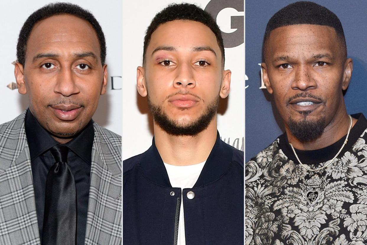 Stephen A. Smith, Ben Simmons, Jamie Foxx