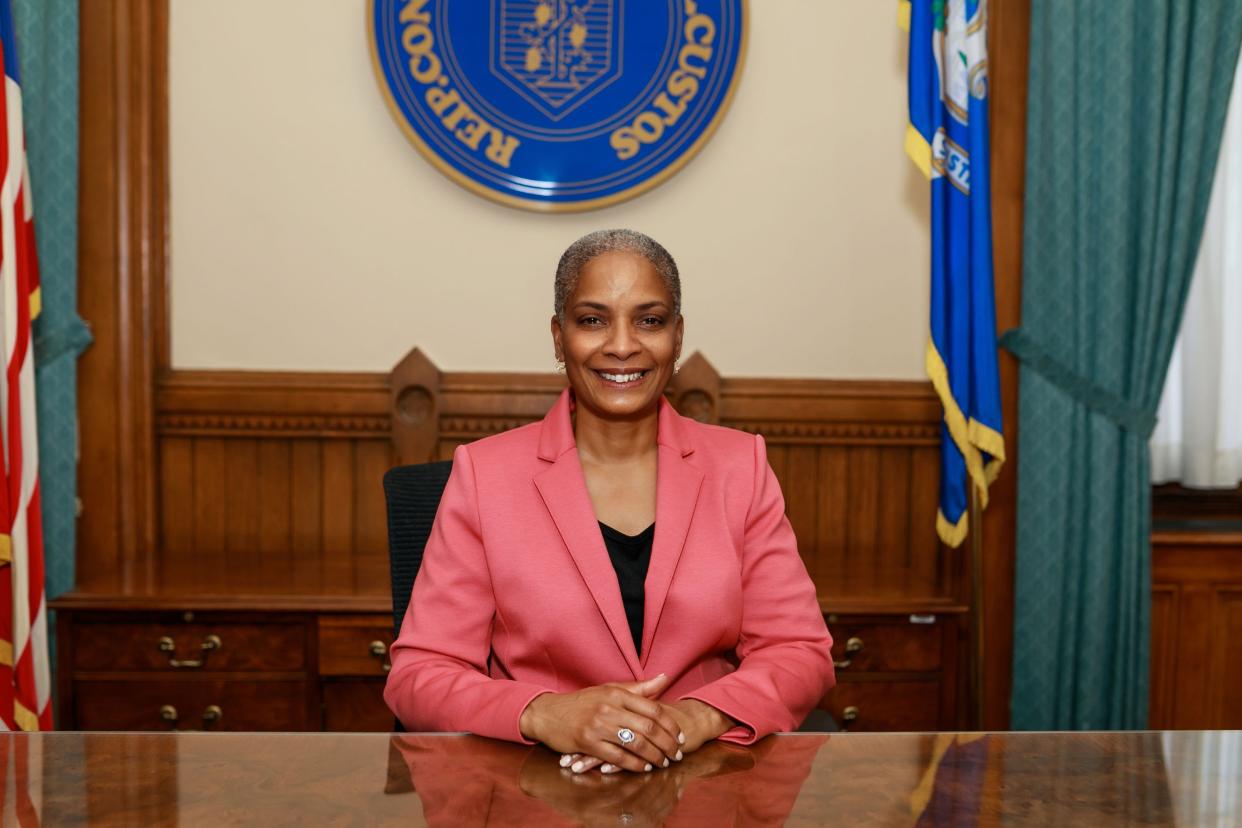 Connecticut Secretary of State Stephanie Thomas made history as the first Black woman elected to the position in 2022.