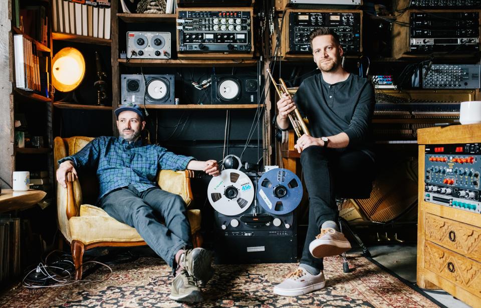 John Raymond, left, and Sean Carey have just released their debut album, "Shadowlands."