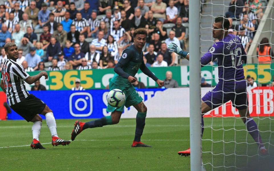 Dele Alli nets what would prove to be the winner - AFP