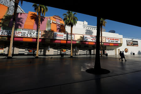 A general view of the old Las Vegas Strip in Las Vegas, Nevada, U.S., August 27, 2018. Picture taken August 27, 2018. REUTERS/Mike Blake