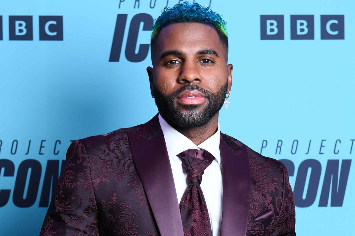 <p>Joe Maher/Getty</p> Jason Derulo at the 