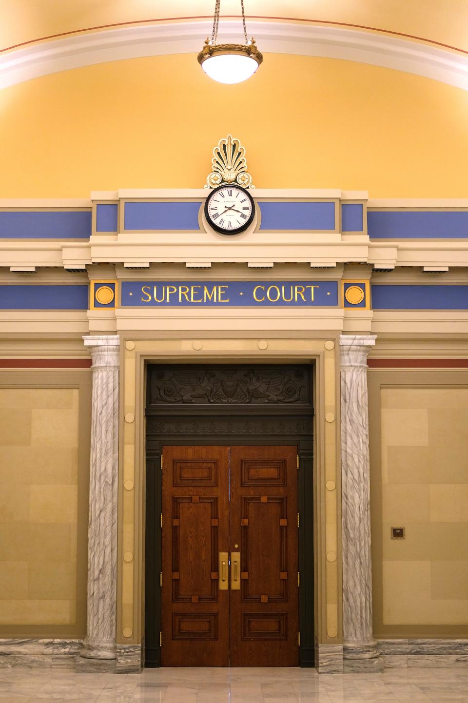 Supreme Court Chamber is pictured March 23, 2022, at the Capitol.