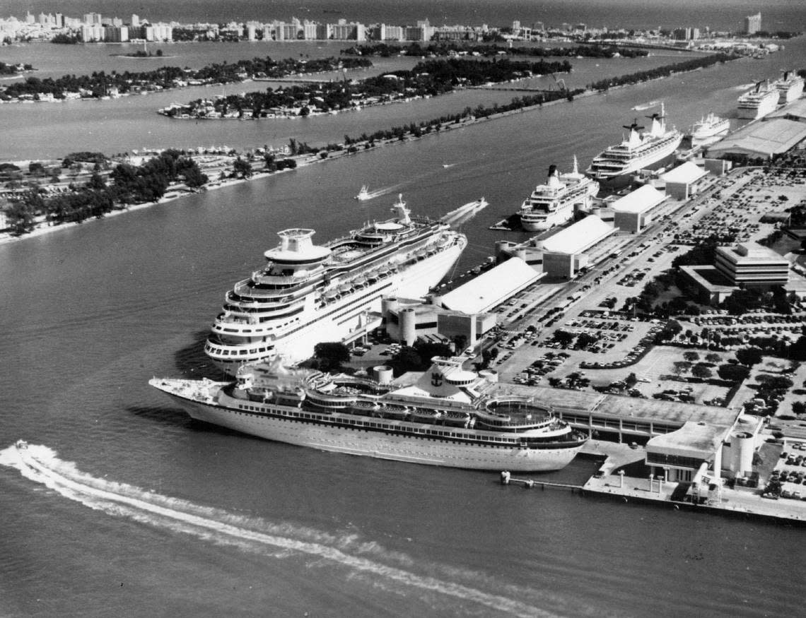 The Miami port in 1990.