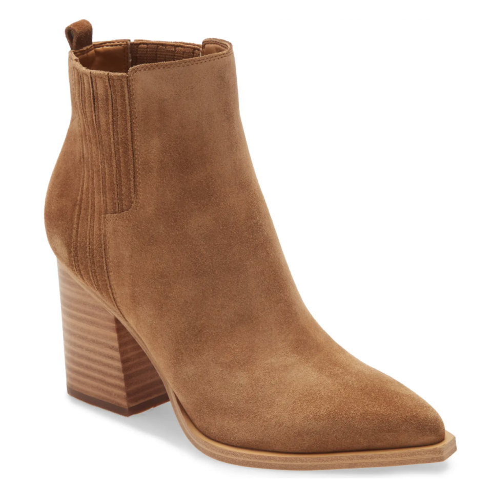 Marc Fisher Oshay Pointed Toe Bootie. Image via Nordstrom.