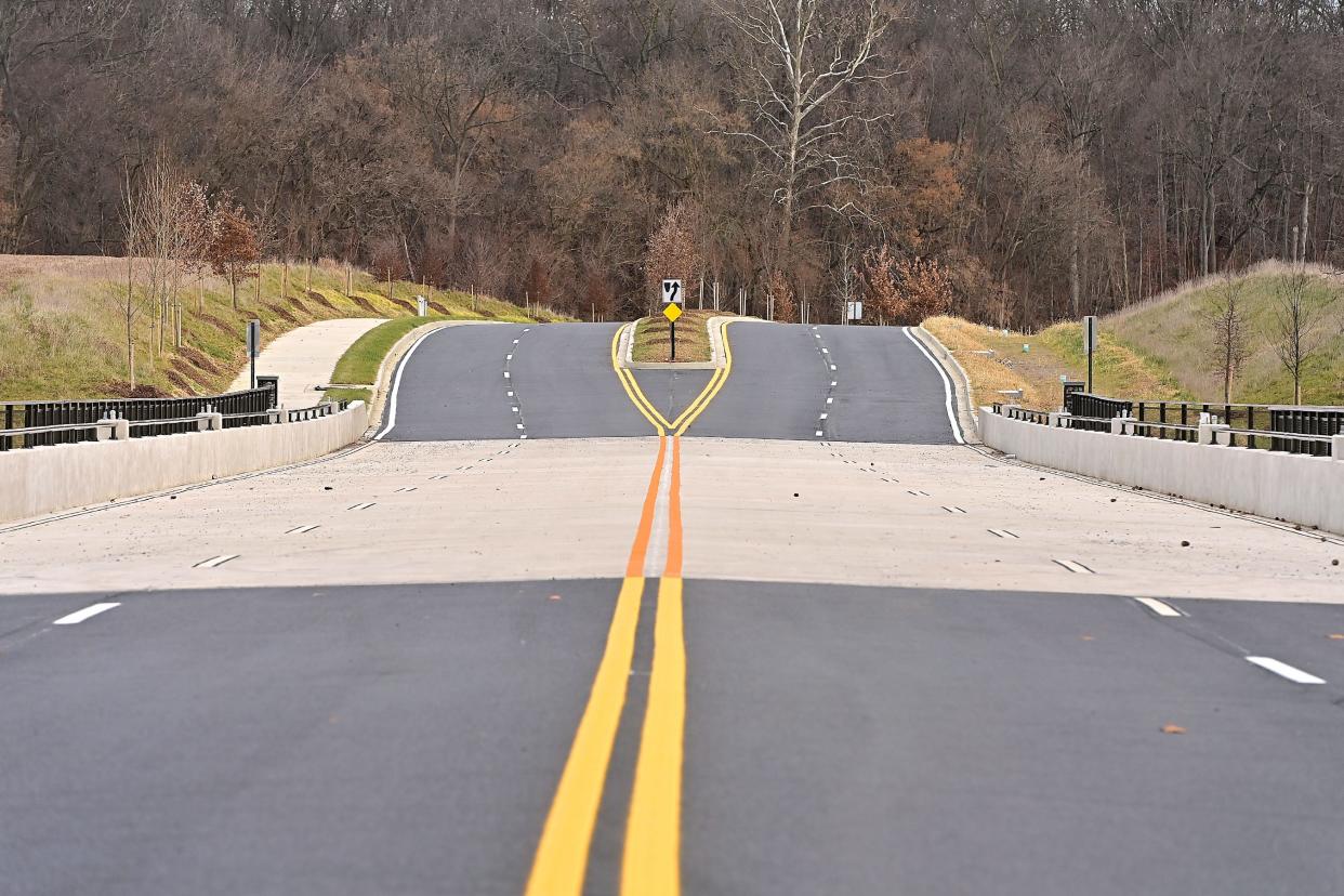 The new Professional Boulevard bridge over Antietam Creek, completed in 2022, is anticipated to open in January 2024. The latest phase of the Professional Boulevard project included paving the road to the east of the bridge that connects to Yale Drive.