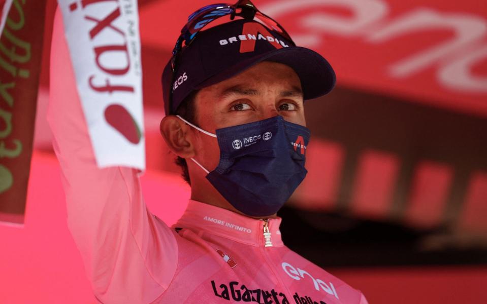 Egan Bernal – Giro d'Italia 2021: Egan Bernal retains leader's pink jersey going into first rest day - GETTY IMAGES