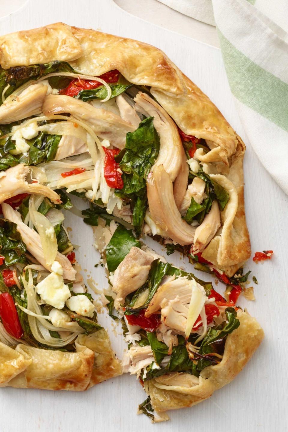 Mediterranean Chicken Galette