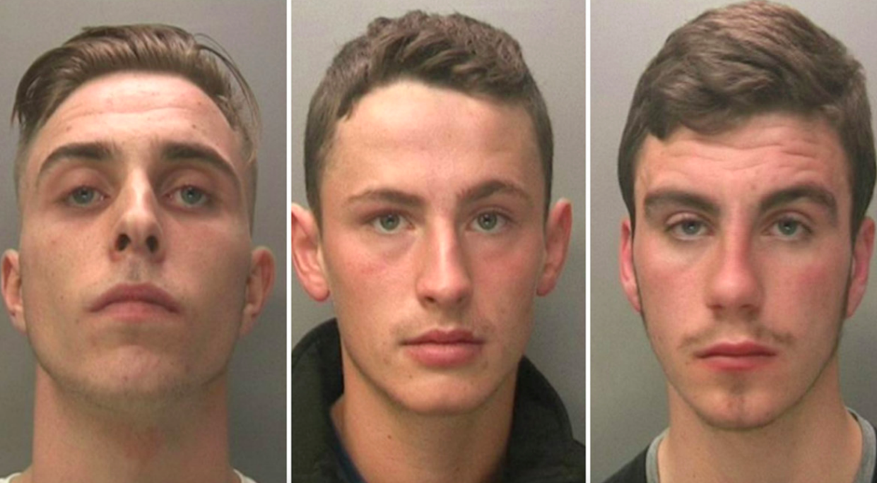 <em>Jake Cairns, Brandon Sharples and Jack McInally have been found guilty of child sexual exploitation (PA)</em>