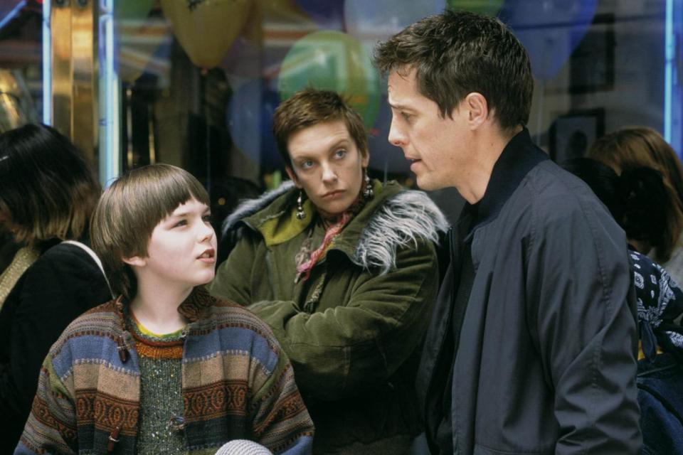 Throwback: A young Nicholas Hoult with Hugh Grant in About A Boy