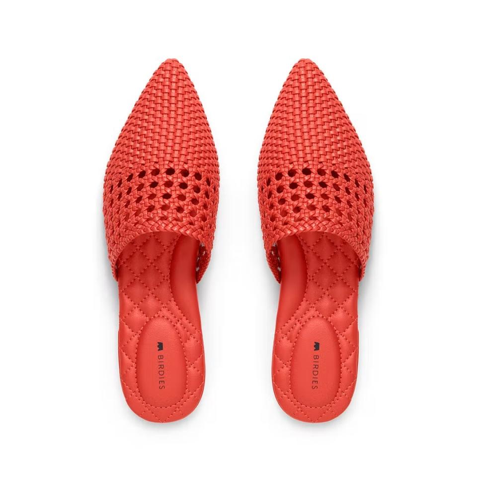 Birdies The Dove Woven Vegan Leather Flats