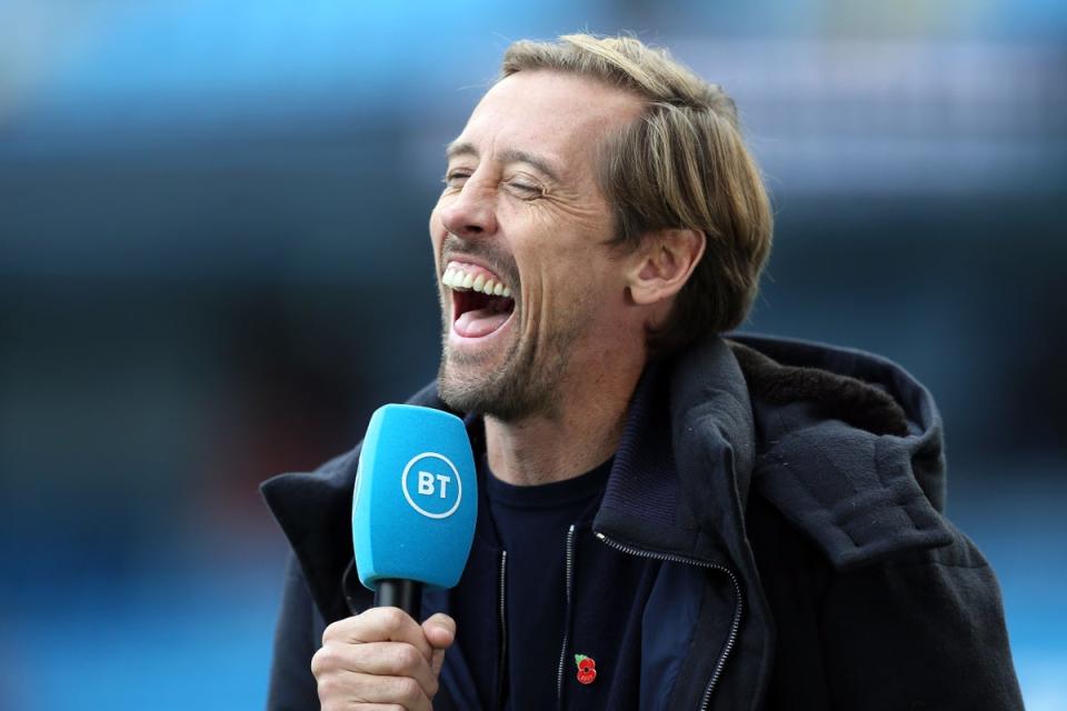 Former player and BT Sport pundit Peter Crouch (Nigel French/PA) (PA Wire)