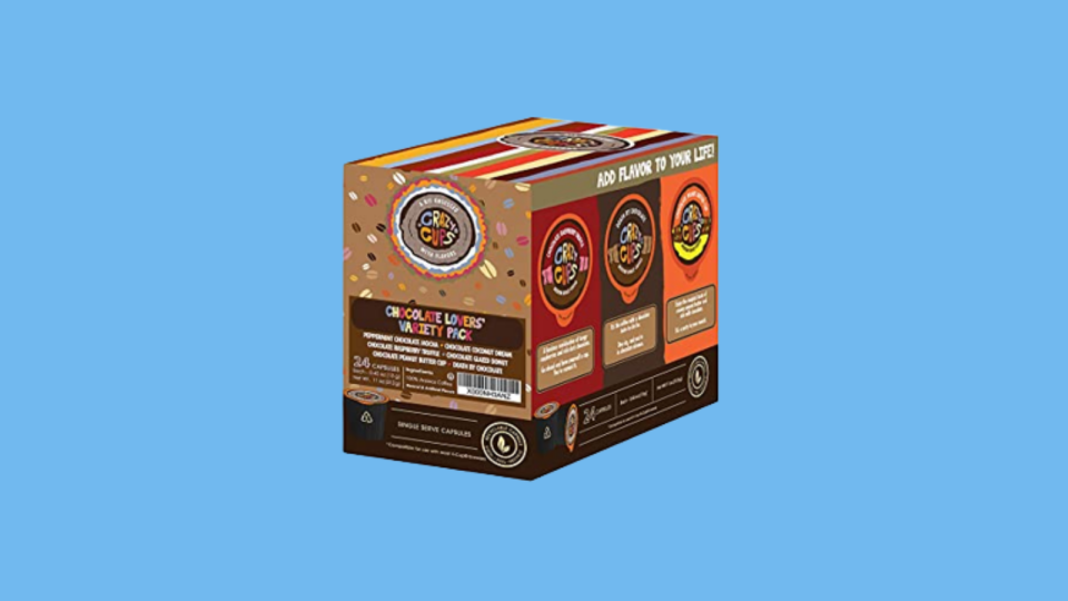 If you're a chocolate lover, you'll love Crazy Cup's variety pack.
