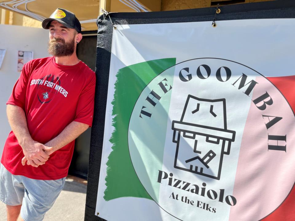 Richard Holdridge runs The Goombah Pizzaiolo from the kitchen at the Cape Coral Elks Lodge.