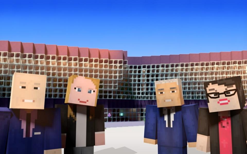 City Hall NPCs. From left to right: Jules Pipe, Lucinda Turner, Sadiq Khan and Amy Lame (Design Future London)