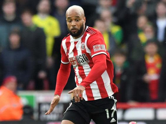 David McGoldrick revealed a racially abusive message that he received on Instagram (PA)