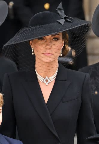 Karwai Tang/WireImage Kate Middleton at the state funeral of Queen Elizabeth in September 2022.