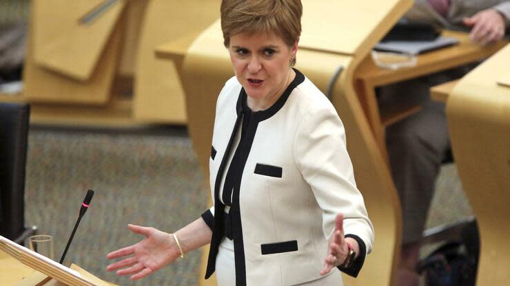 Nicola Sturgeon, Erste Ministerin von Schottland bringt ein neues Referendum auf den Weg. Foto: dpa