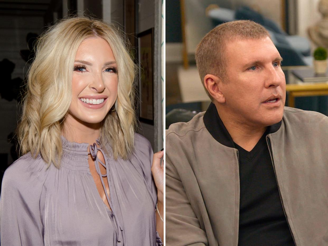 Lindsie Chrisley and Todd Chrisley.