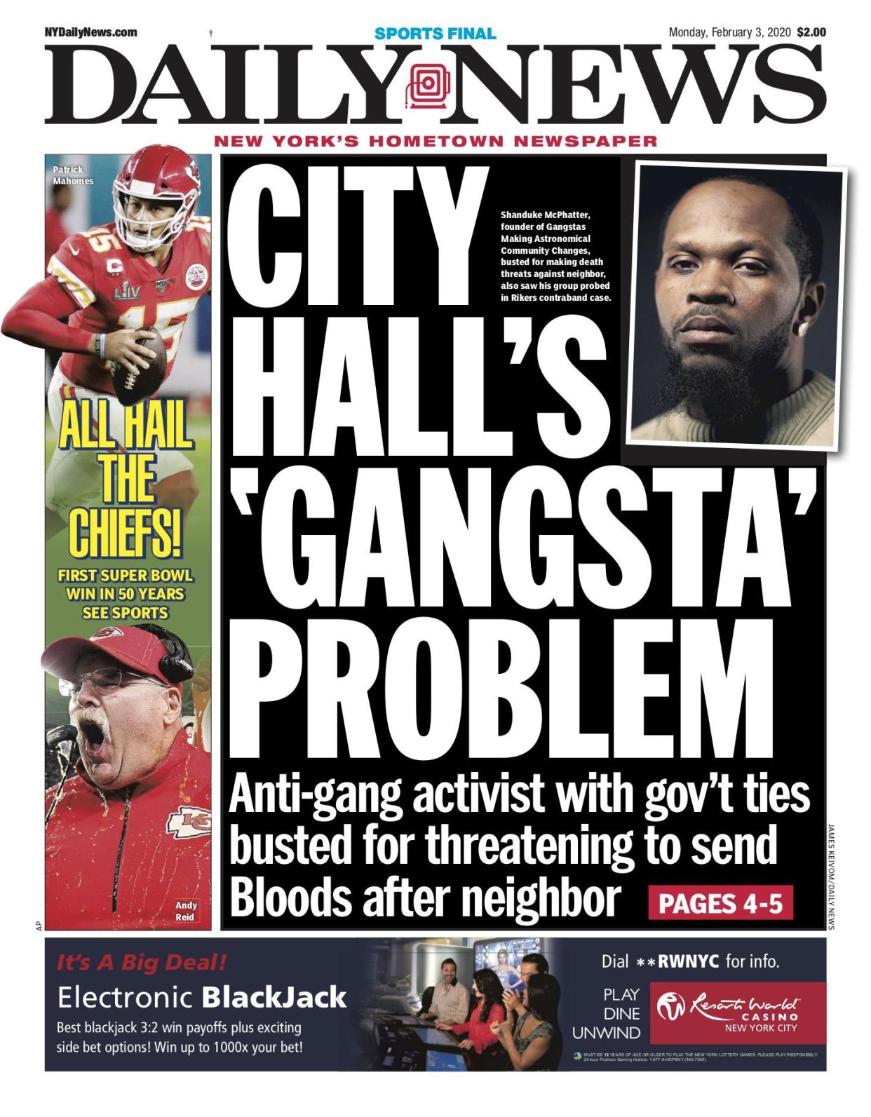 Last year, the Daily News reported about how one prominent violence interrupter Shanduke McPhatter was accused of threatening a neighbor by invoking his ties to the Bloods street gang. 