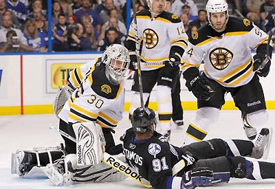 The Bruins' stifling defense stopped Steven Stamkos and the Lightning cold