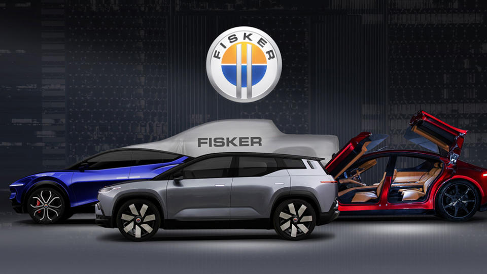 Fisker’s lineup of EVs was teased in 2020. - Credit: Fisker