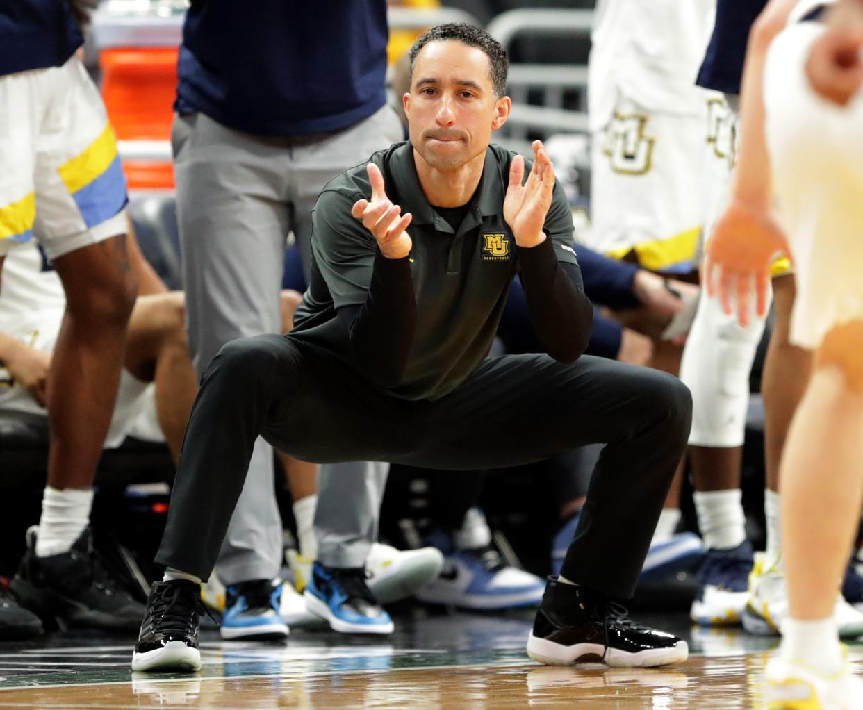 Shaka Smart is in his first year as Marquette's men's basketball coach.