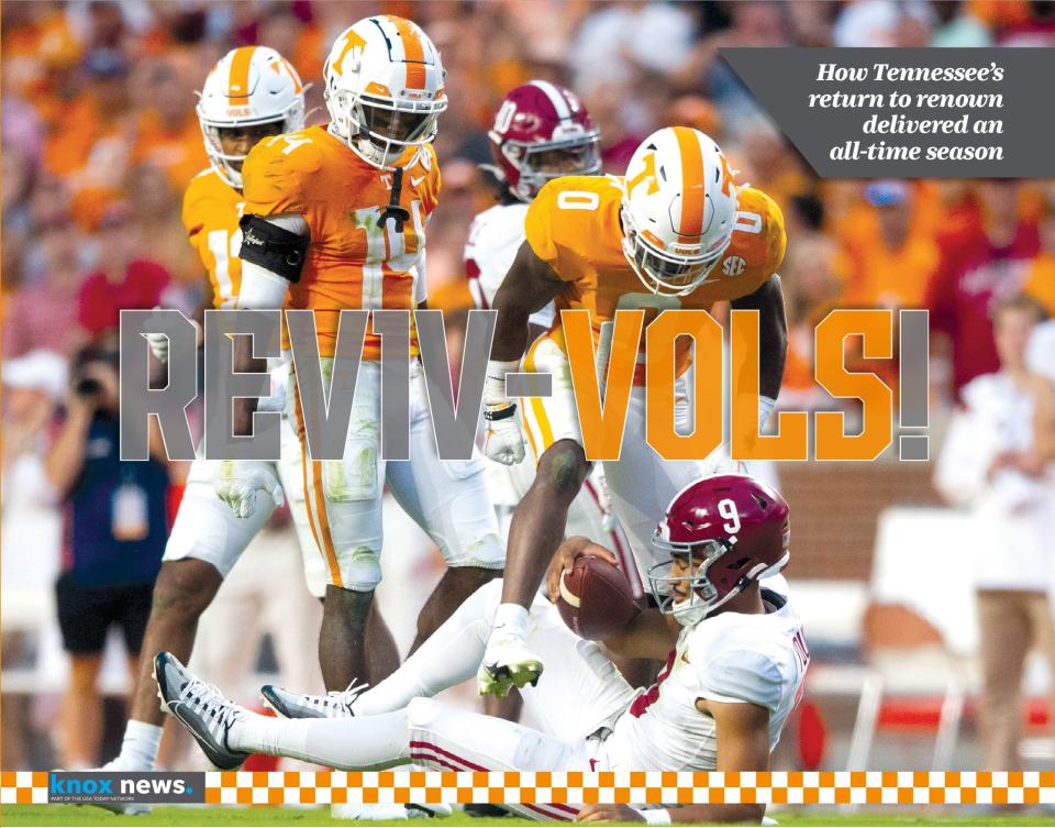 "Reviv-Vols!" book chronicles Tennessee football's run through the 2022 college football season.