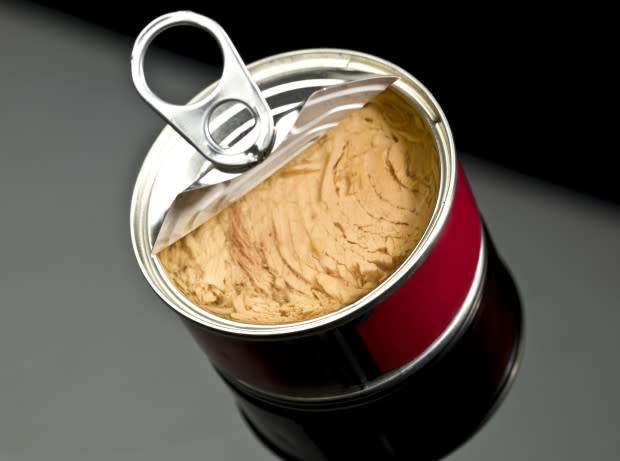 <p><a href="https://www.gettyimages.com/detail/photo/canned-white-meat-tuna-in-olive-oil-royalty-free-image/157587624?phrase=tuna+fish+in+a+can&adppopup=true" rel="nofollow noopener" target="_blank" data-ylk="slk:Juanmonino/Getty Images;elm:context_link;itc:0;sec:content-canvas" class="link ">Juanmonino/Getty Images</a></p>