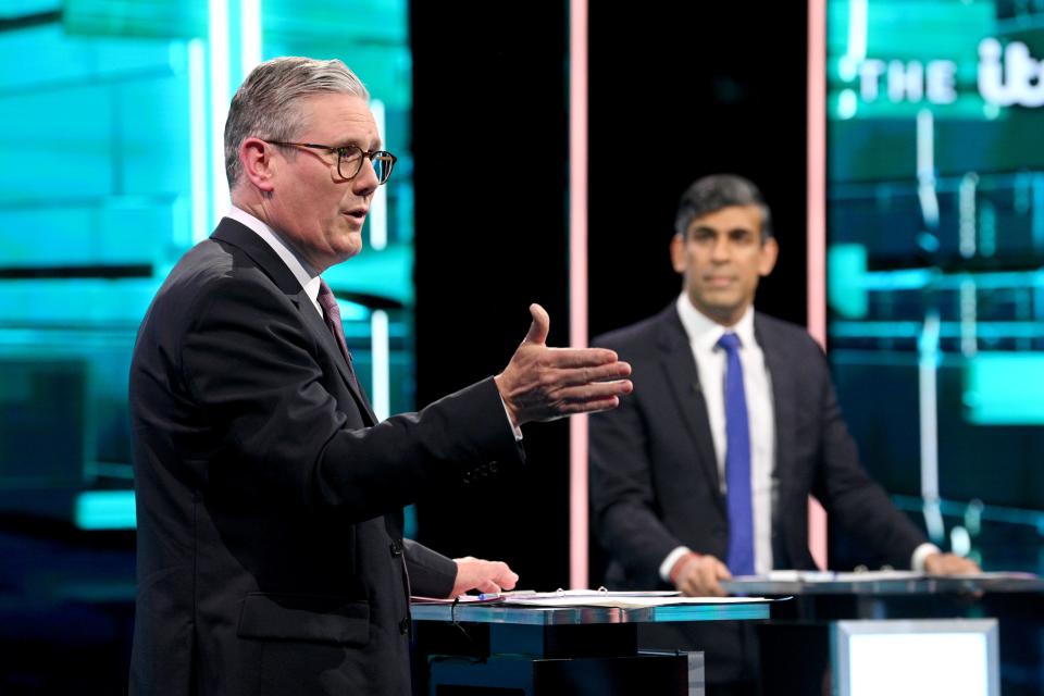 Prime Minister Rishi Sunak and Labour leader Sir Keir Starmer (PA Media)