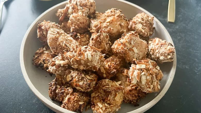 honey flavored popcorn chicken