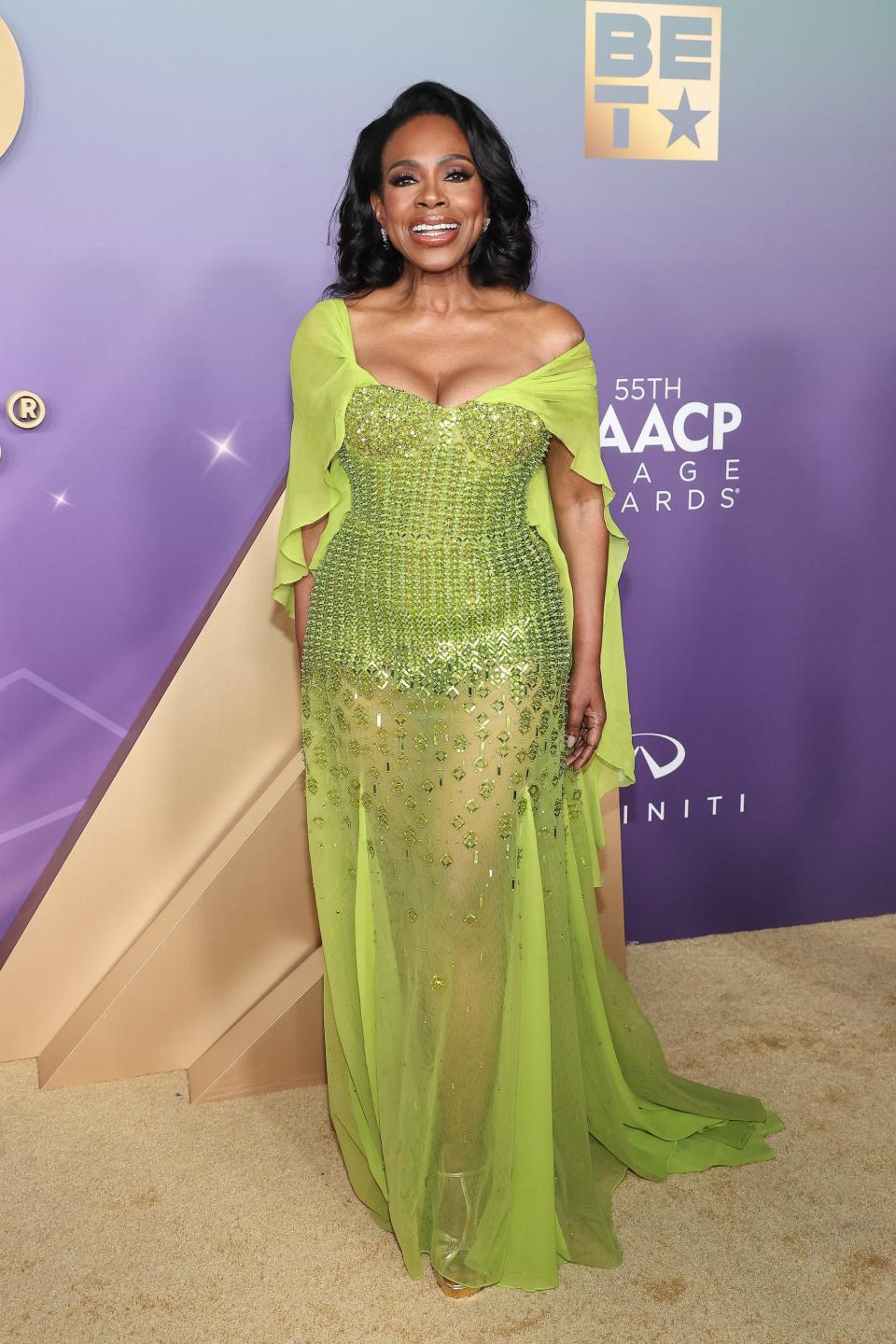 Sheryl Lee Ralph at the 55th NAACP Image Awards held at The Shrine Auditorium on March 16, 2024 in Los Angeles, California.