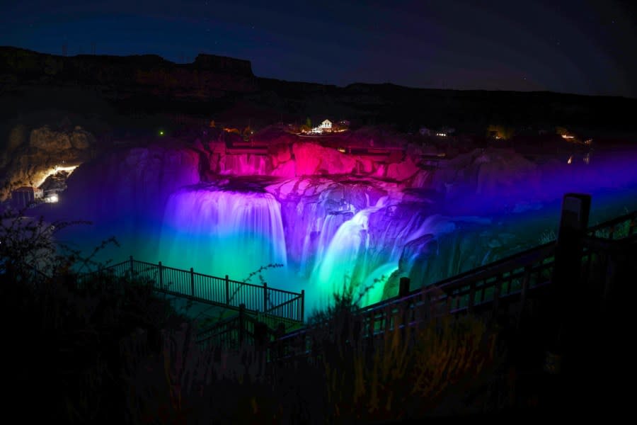 Shoshone Falls After Dark returns for the month of May.