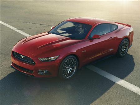 A 2015 model of a Ford Mustang is seen in this undated handout photograph provided by Ford Motor Co. on December 5, 2013. REUTERS/Ford Motor Co./Handout via Reuters