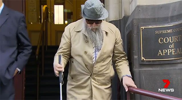 The rapist who enslaved two teenage girls is free to roam the community without supervision after a Victorian court ruling last month. Picture: 7 News