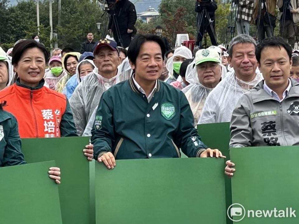  賴清德環島第三日首站赴南投。 圖：黃宣尹攝 