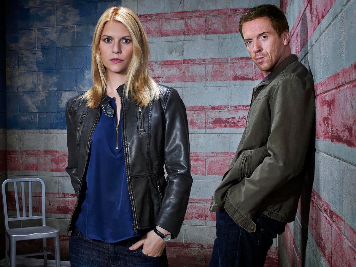 Claire Danes as Carrie Mathison and Damian Lewis as Nicholas Brody in ‘Homeland’ (Frank Ockenfels/Showtime)
