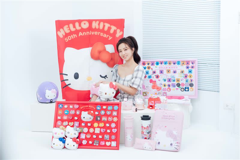 Hello Kitty 50週年集點送，逾20款新品加價購最低只要99元起。（圖／7-ELEVEN提供）